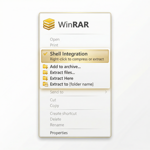 【Winrar】品牌 - WinRAR 4.00版本功能介绍